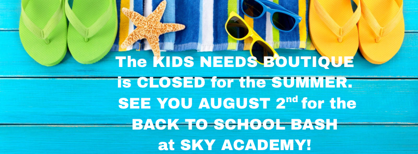 BOUTIQUE CLOSED for SUMMER