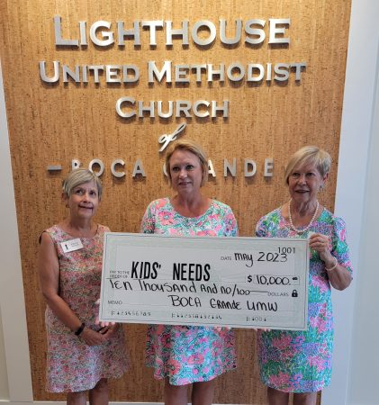 Thank you to the Boca Grande Lighthouse UMW and their annual Strawberry Festival fundraiser for their generous donation of $10,000!