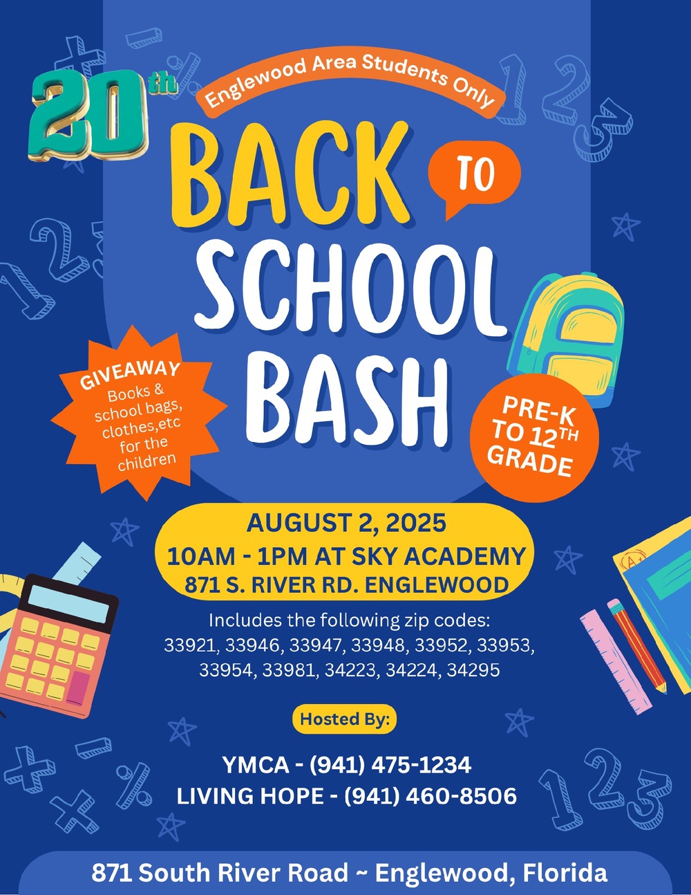20th Back to School Bash